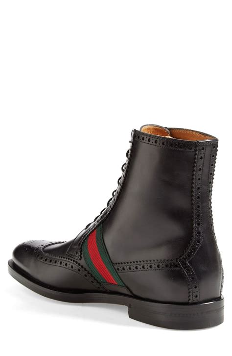 mens gucci boots strap|Gucci shoes men's nordstrom.